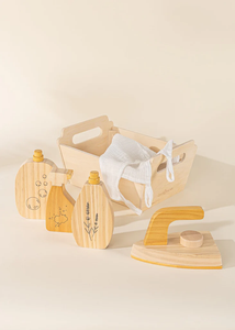 Wooden Laundry Playset