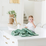 Saranoni- Lush Receiving Blanket