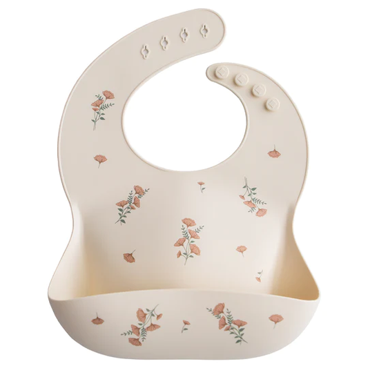 Mushie-Silicone Bib