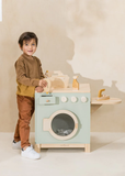 Wooden Play Washing Machine - SEAFOAM